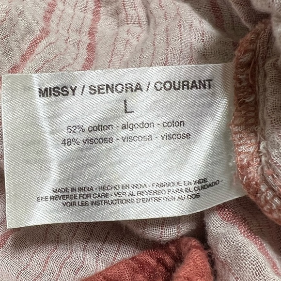 VINTAGE America Corset Front Long Sleeve Missy Women’s (Sz L) - Picture 10 of 14